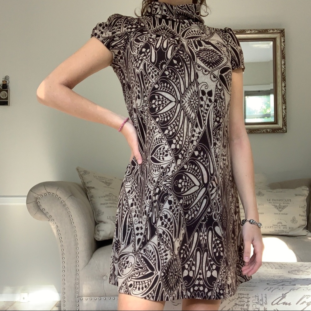 La Belle printed mini dress